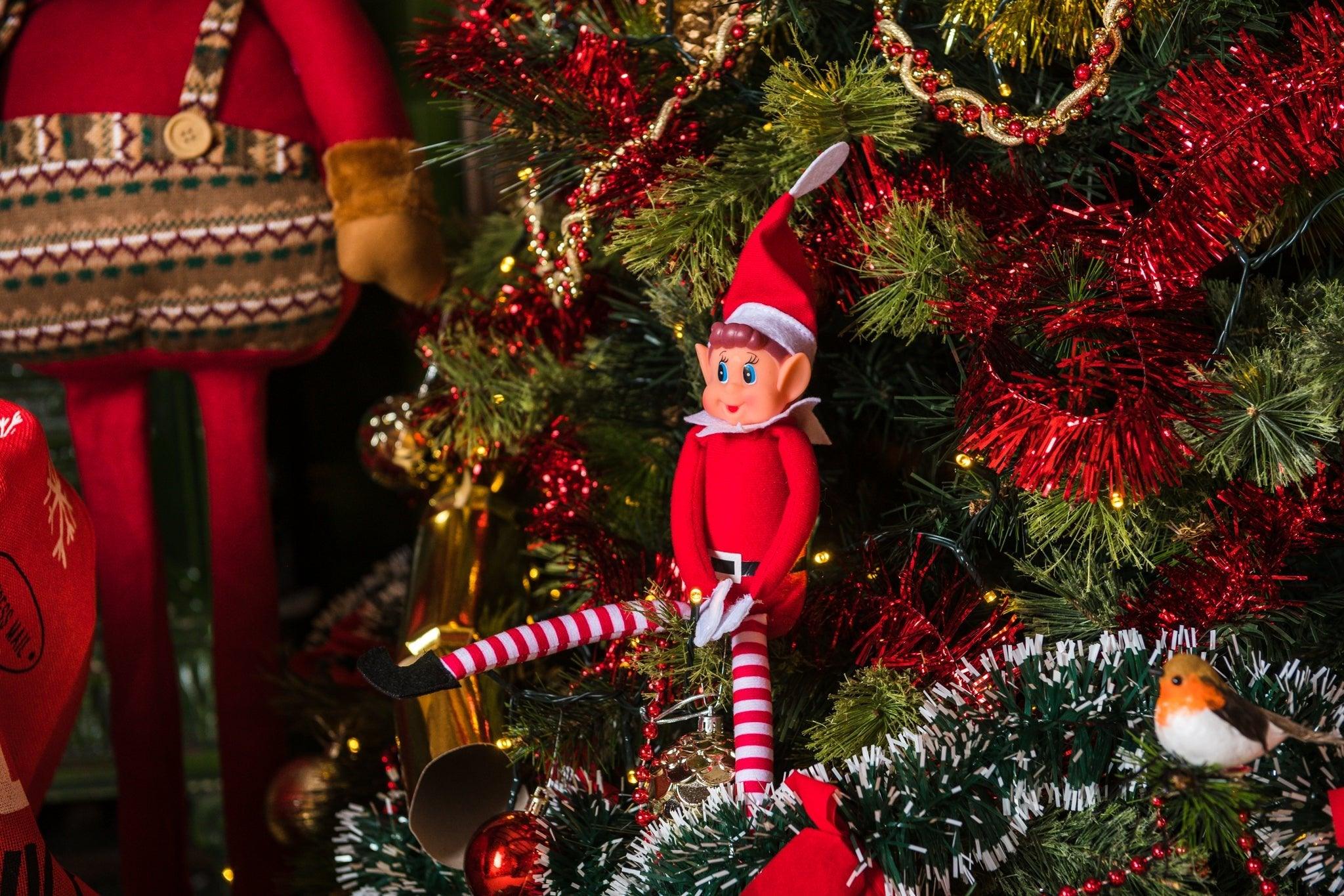 500015 / Elves Behavin' Badly Christmas Stocking, 42534, Christmas /  Hanging Decorations
