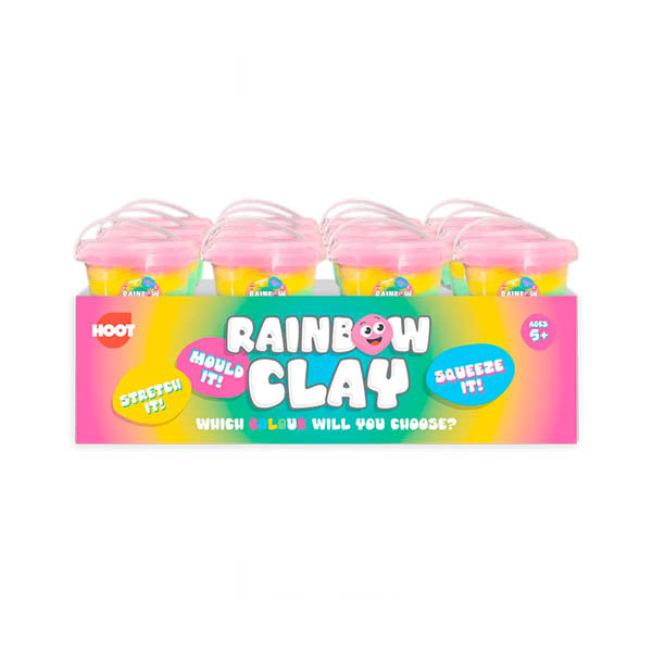 Hoot Rainbow Clay Tub