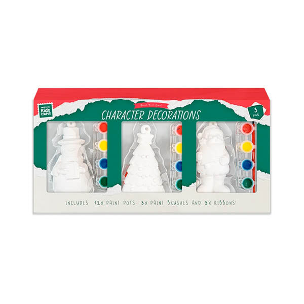 Paint Your Own Plaster Character 3 Pack