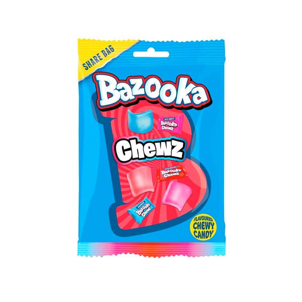 Bazooka Chewz Share Bag 120g - EuroGiant