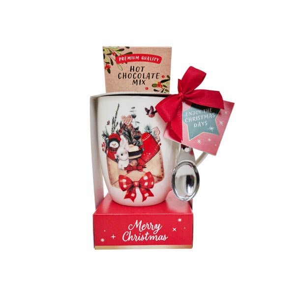 Beckys Christmas Mug With Hot Chocolate - EuroGiant