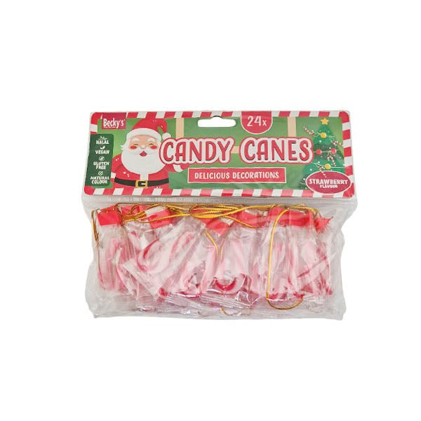 Beckys Mini Candy Canes 24 Pack 96g - EuroGiant
