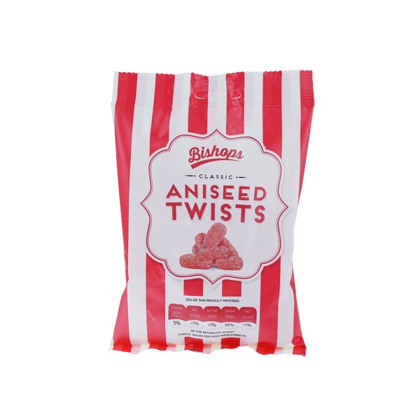 Bishops Aniseed Twists 210g - EuroGiant