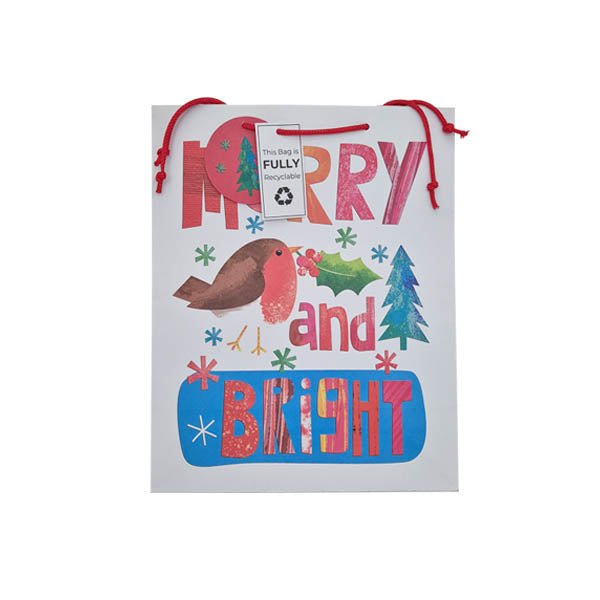 Brights Text Gift Bag Large - EuroGiant