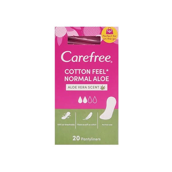 Carefree Pantyliners Aloe Vera Scent 20s - EuroGiant
