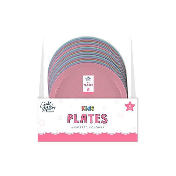 Cooke & Miller Girls Plates 6 Pack - EuroGiant