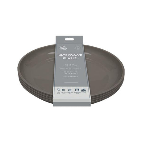 Cooke & Miller Microwave Plates 4 Pack - EuroGiant