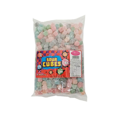 Crillys Sour Cubes 1 Kg Bag - EuroGiant