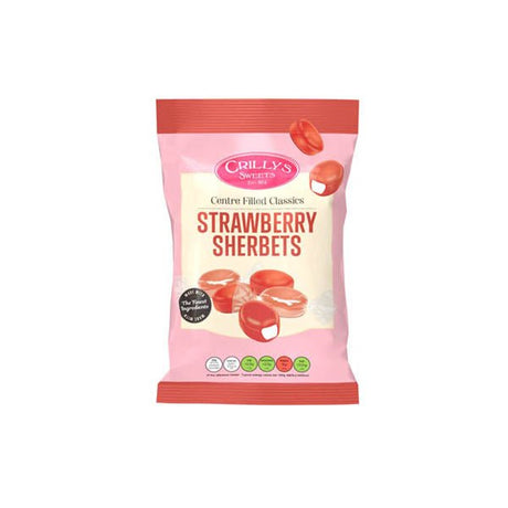 Crillys Strawberry Sherbets 100g - EuroGiant