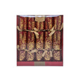 Deluxe Crackers Red & Gold Floral 10 Pk - EuroGiant