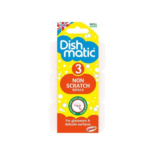 Dishmatic Non Sctatch Refills 3 Pack - EuroGiant