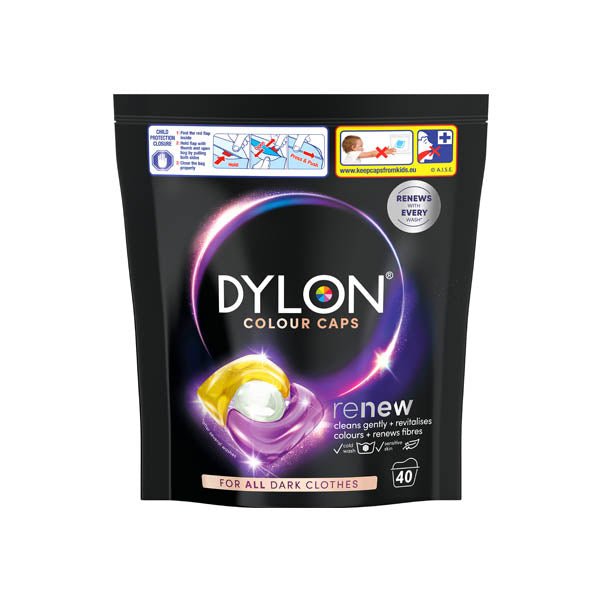 Dylon Colour Caps For Dark Clothes 40W - EuroGiant