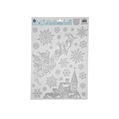 GLITTER WINDOW STICKERS - EuroGiant