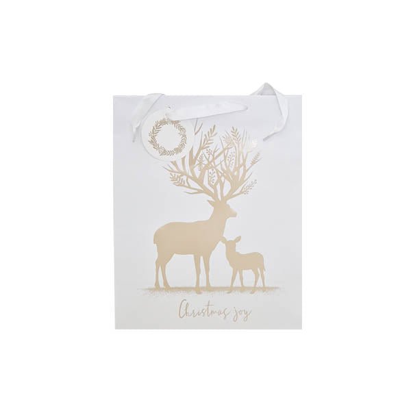 Gold Stag Medium Gift Bag - EuroGiant