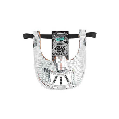 Halloween Disco Mirrored Lower Face Mask - EuroGiant