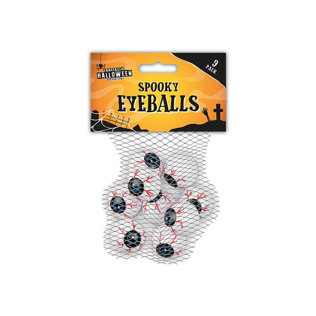 Halloween Spooky Eyeballs 9 Pack - EuroGiant