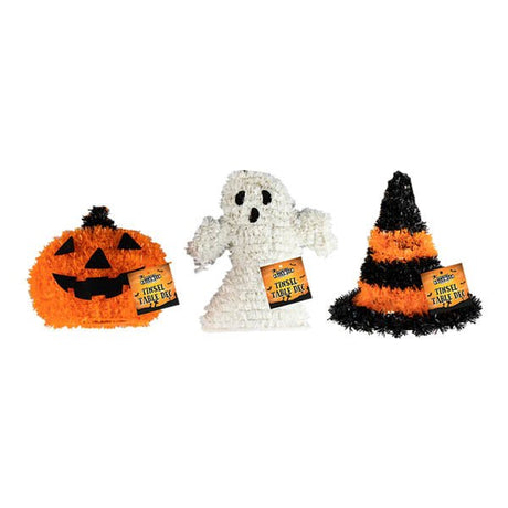 Halloween Tinsel Table Decoration - EuroGiant