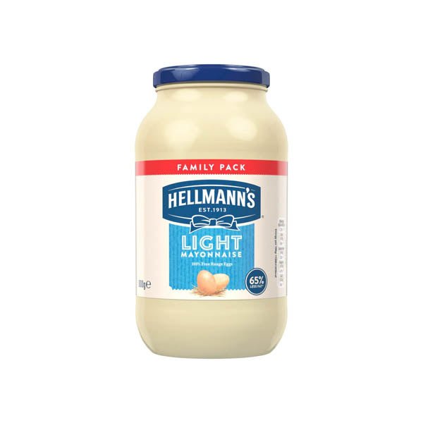 Hellmanns Mayonnaise Light 800g Jar - EuroGiant