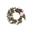 Holly & Ivy Red Berry Wreath 40cm - EuroGiant