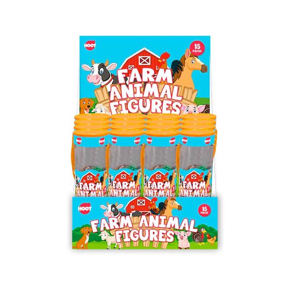 Hoot Farm Animal Figures 15 Pack - EuroGiant
