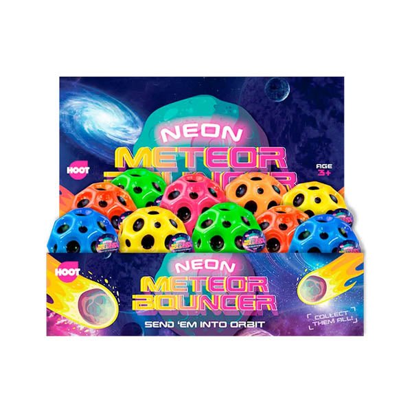 Hoot Neon Meteor Bouncer Ball - EuroGiant