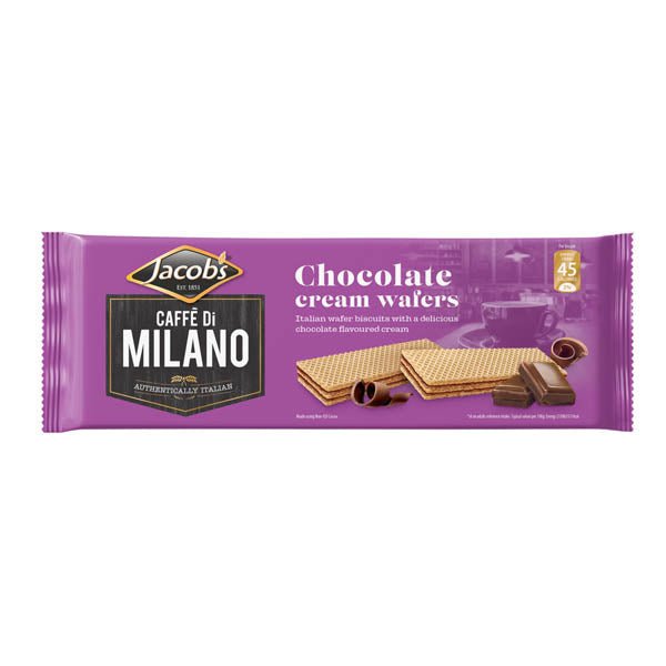 Jacobs Caffe Di Milano Wafers Chocolate - EuroGiant