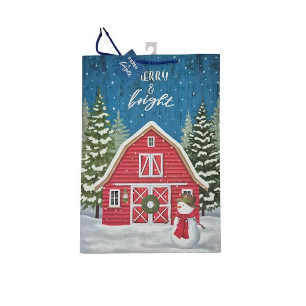 Jingle Joy Traditional Gift Bag Xl 3 Pk - EuroGiant