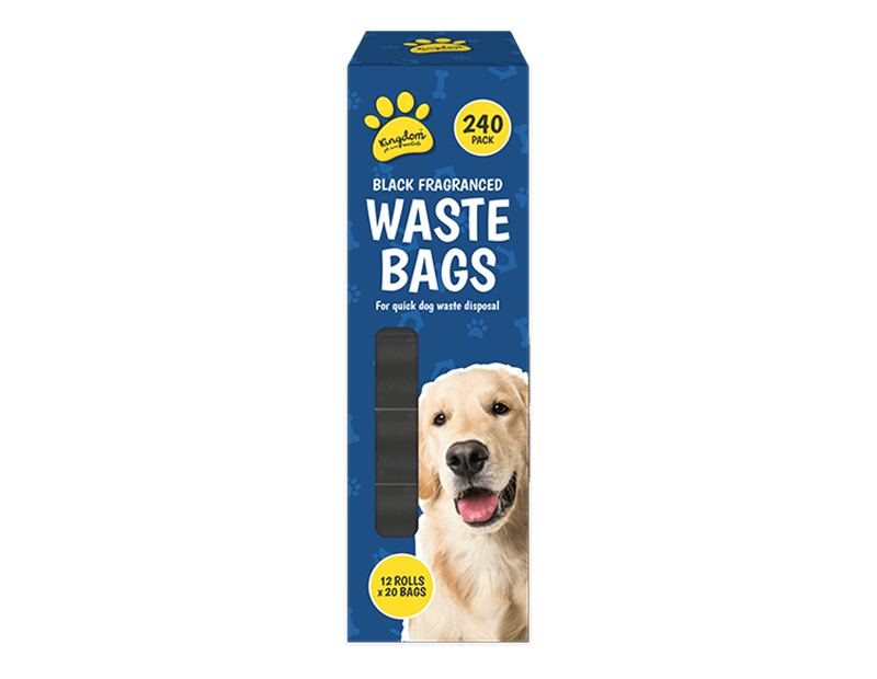 Kingdom Black Fragranced Waste Bags - EuroGiant