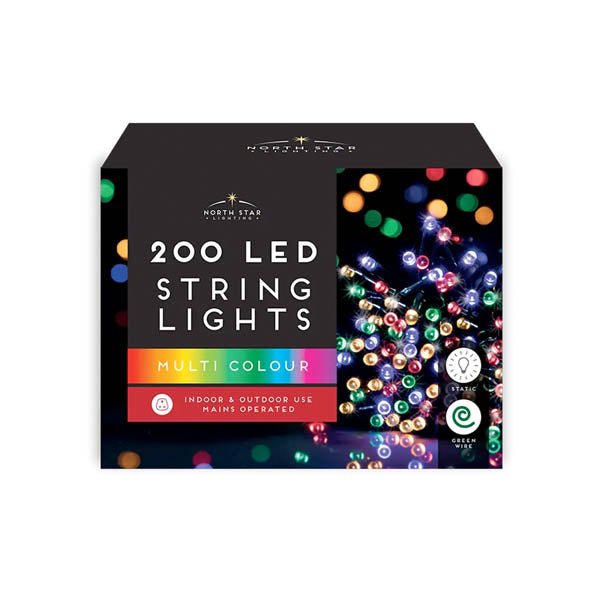 North Star 200 String Lights M/o Coloure - EuroGiant
