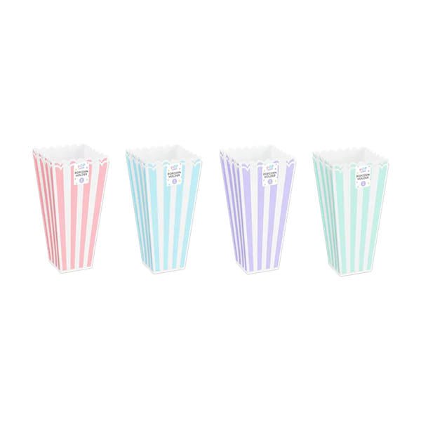 Pop Party Pastel Popcorn Holder 2 Pack - EuroGiant