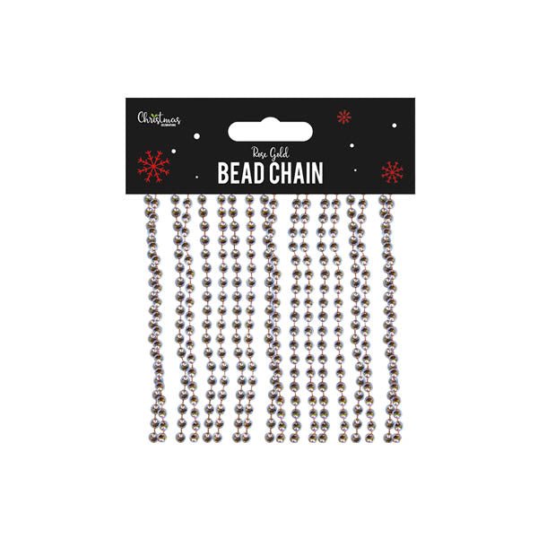 Rose Gold Bead Chain 2.7 Metre - EuroGiant