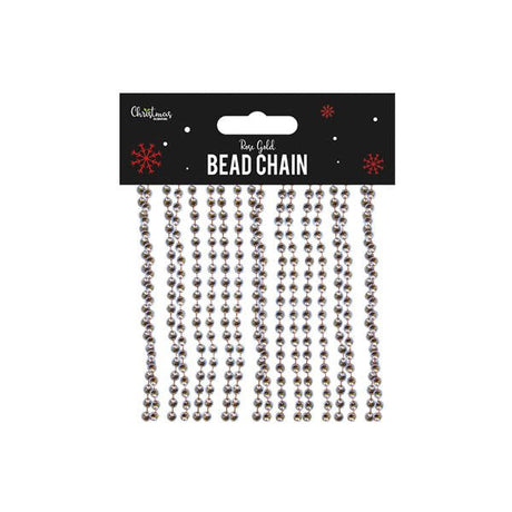Rose Gold Bead Chain 2.7 Metre - EuroGiant