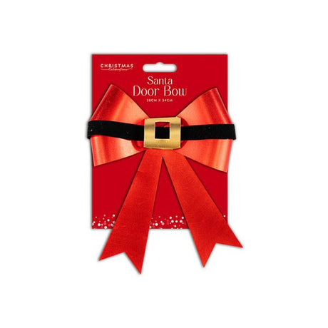 Santa Door Bow 28x34cm - EuroGiant