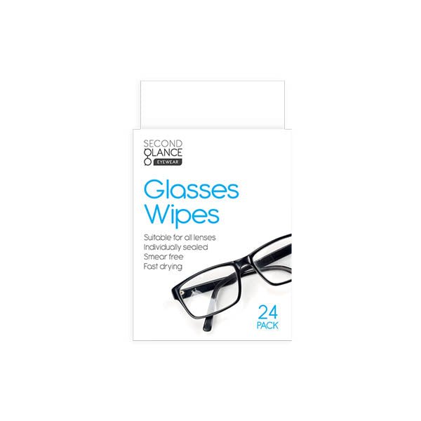 Second Glance Glasses Wipes 24 Pack - EuroGiant