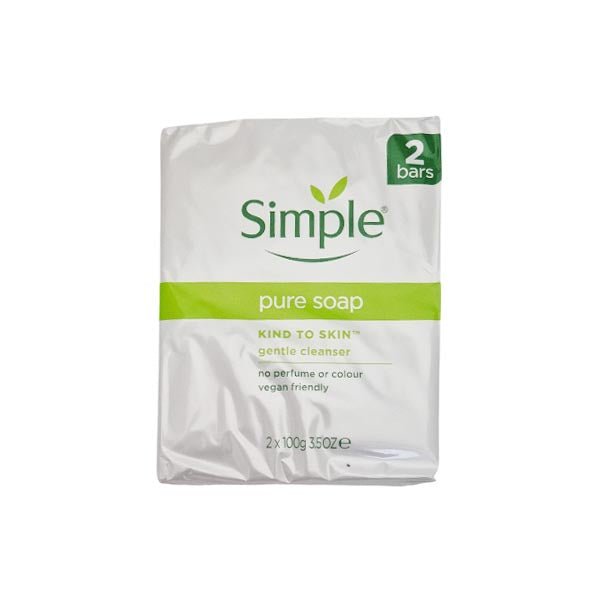 Simple Pure Soap Sensitive 100g Twin Pac - EuroGiant