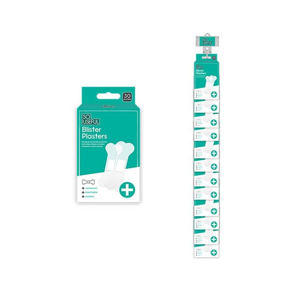So Useful Blister Plasters 30 Pack - EuroGiant