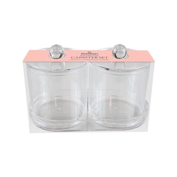 Storesmart Bathroom Canister Set - EuroGiant