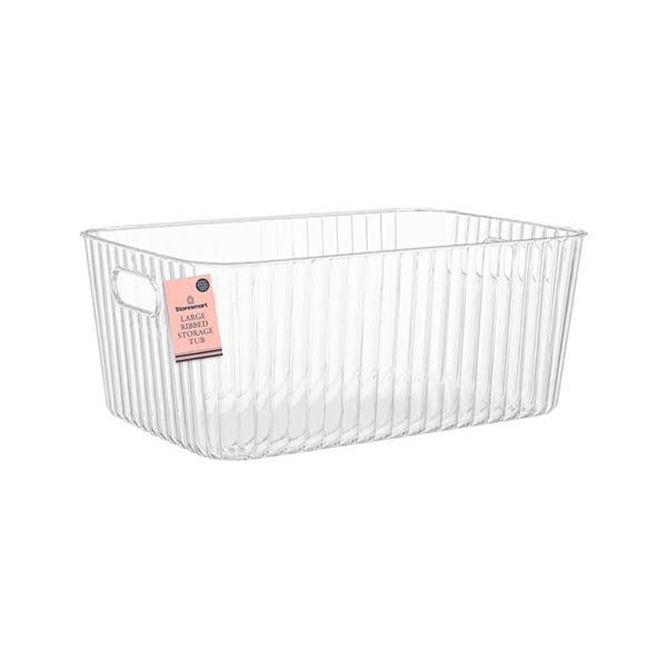 Storesmart Large Ribbed Storage Tub - EuroGiant