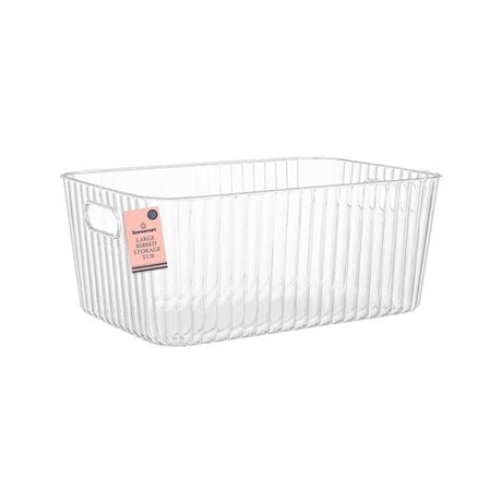 Storesmart Large Ribbed Storage Tub - EuroGiant
