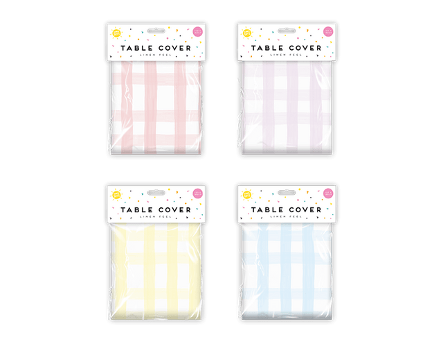 Summer Days Linen Feel Table Cover - EuroGiant