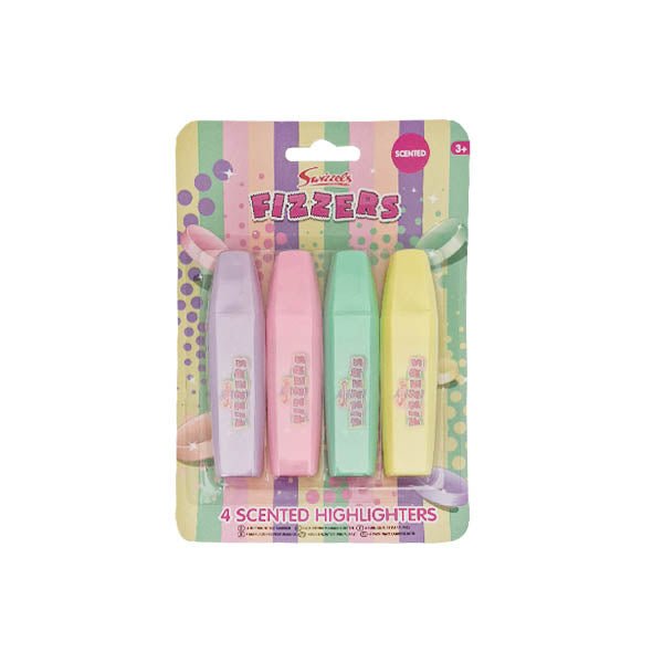 Swizzels Scented Highlighters 4 Pack - EuroGiant