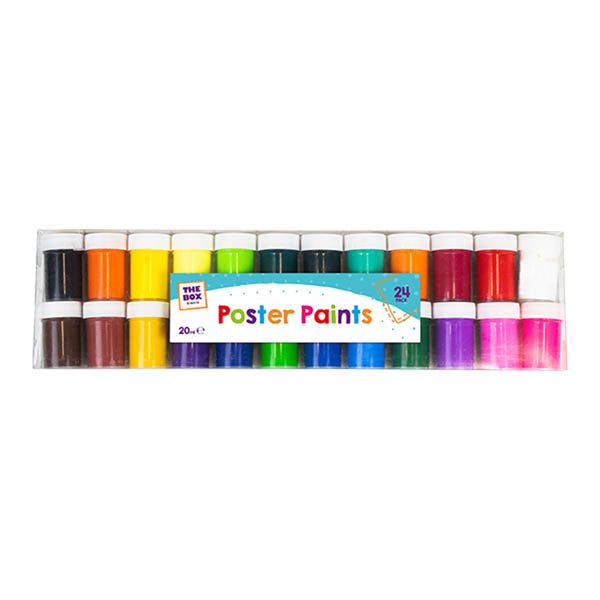 The Box Create Poster Paints 20ml 24 Pack - EuroGiant