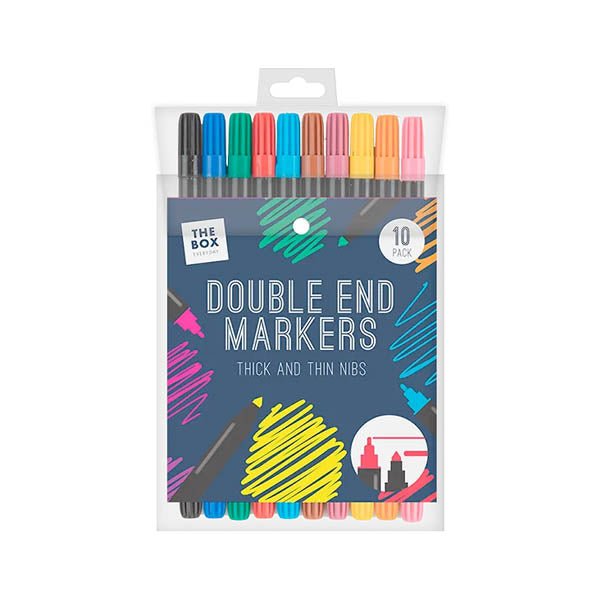 The Box Everyday Double End Markers 10 P - EuroGiant