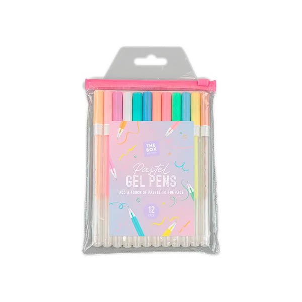 The Box Everyday Pastel Gel Pens 12 Pk - EuroGiant