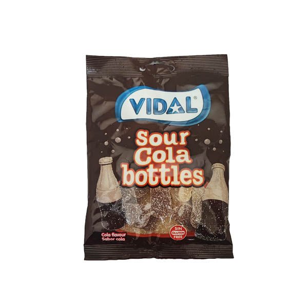 Vidal Sour Cola Bottles 90g - EuroGiant