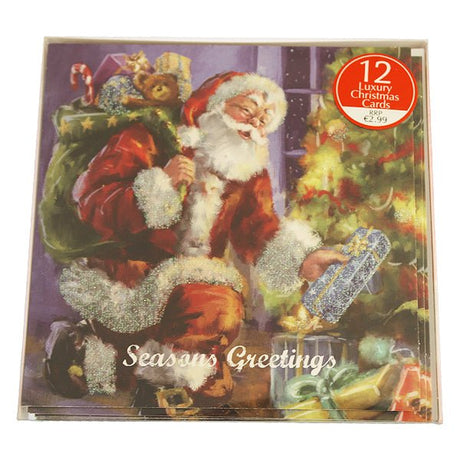 Christmas Cards 12 Pk Trad (TRAD B) - EuroGiant