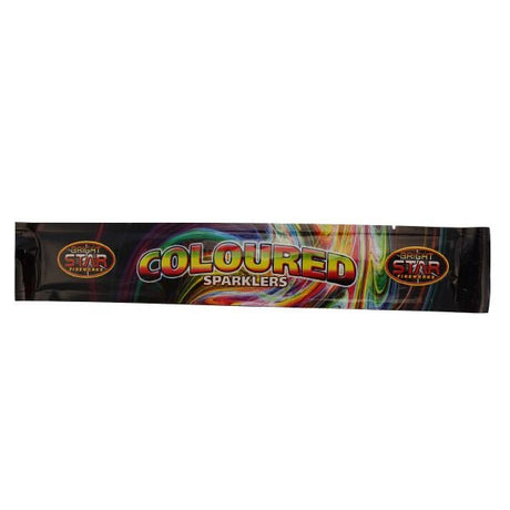 Coloured Sparklers 5 Pk - EuroGiant