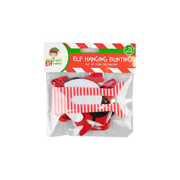 Elf Hanging Bunting 1.75 Metre - EuroGiant