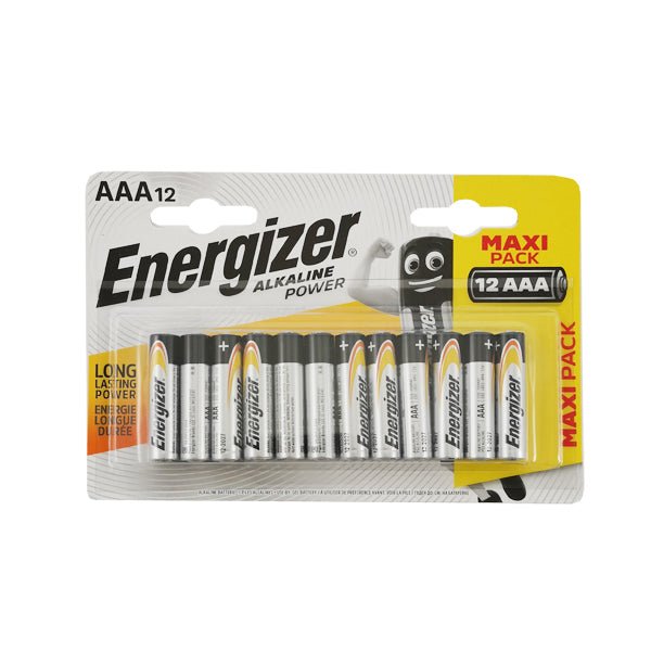 Energiser Alkaline Aaa Battery 12 Pk - EuroGiant