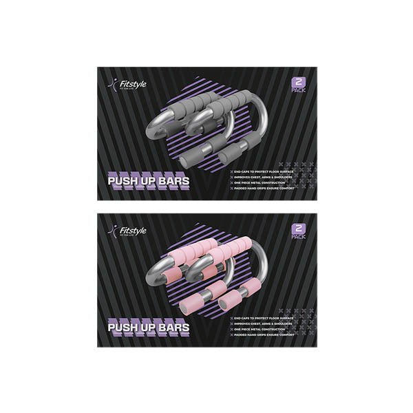 Fitstyle Push Up Bars 2 Pack - EuroGiant